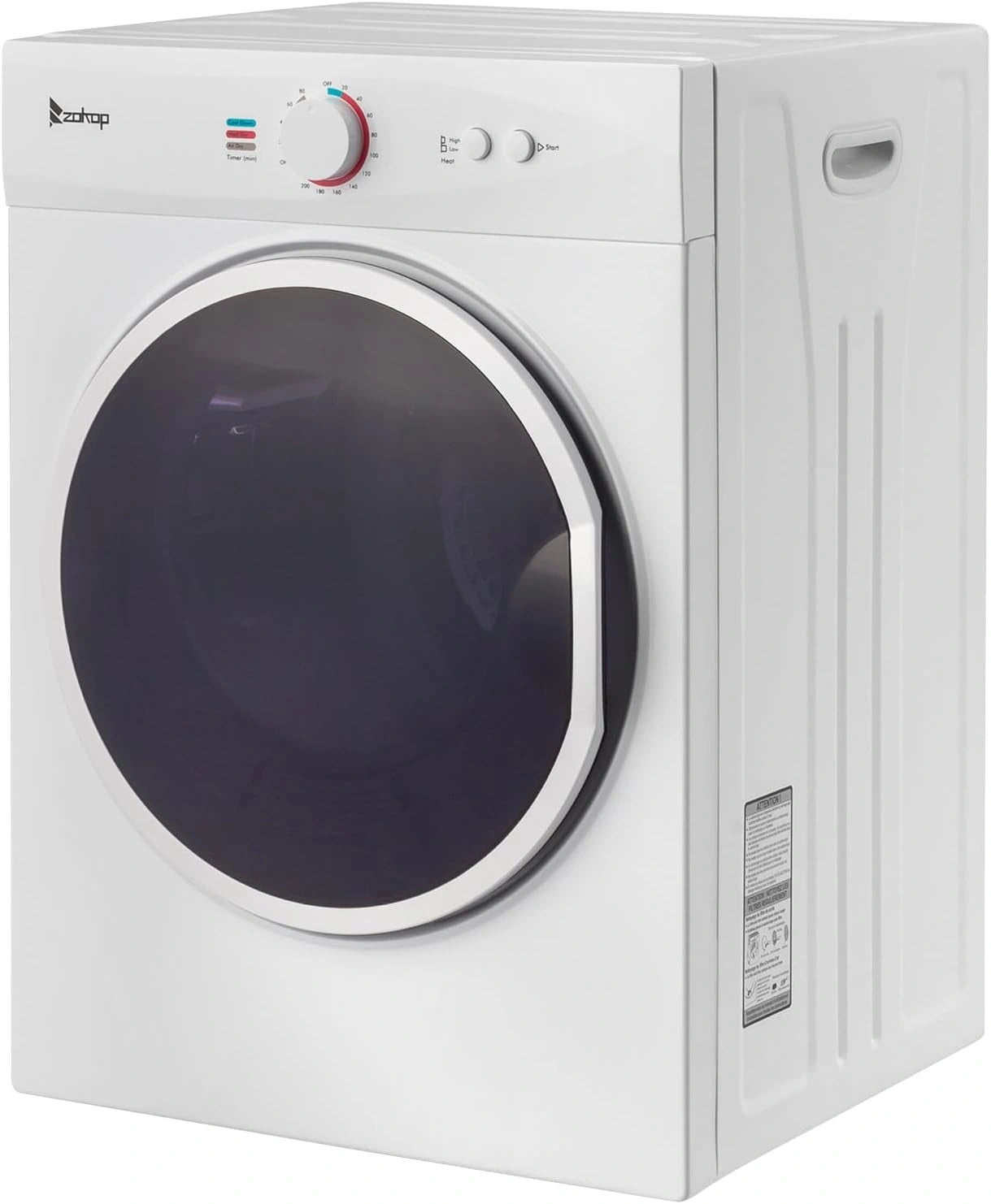 S¨¨che-linge compact Leadzm 1020W 3KG avec affichage num¨¦rique, id¨¦al pour appartements et dortoirs, classe ¨¦nerg¨¦tique C