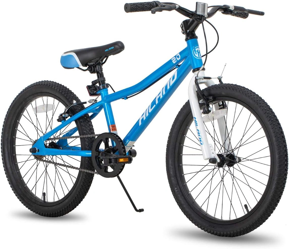 HILAND VTT Enfant 20 pouces, mixte 6-9 ans, freins V-Brake