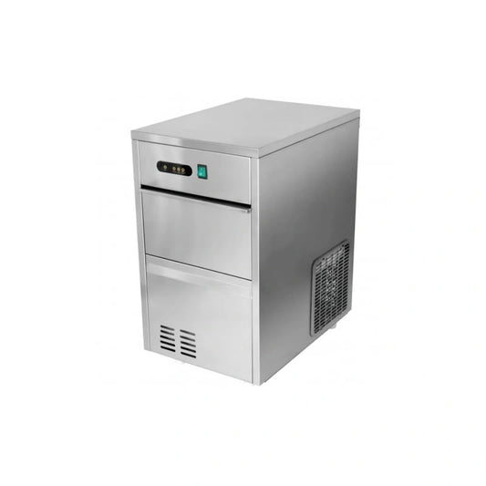 Machine ¨¤ Gla?ons Professionnelle 50 kg/24h, R¨¦servoir 7 kg, Acier Inoxydable, R290, ¨¦cran Digital