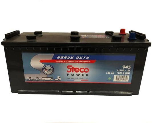 Batterie Lourde 12V 180Ah 1100A, Dimensions 512x223x220mm