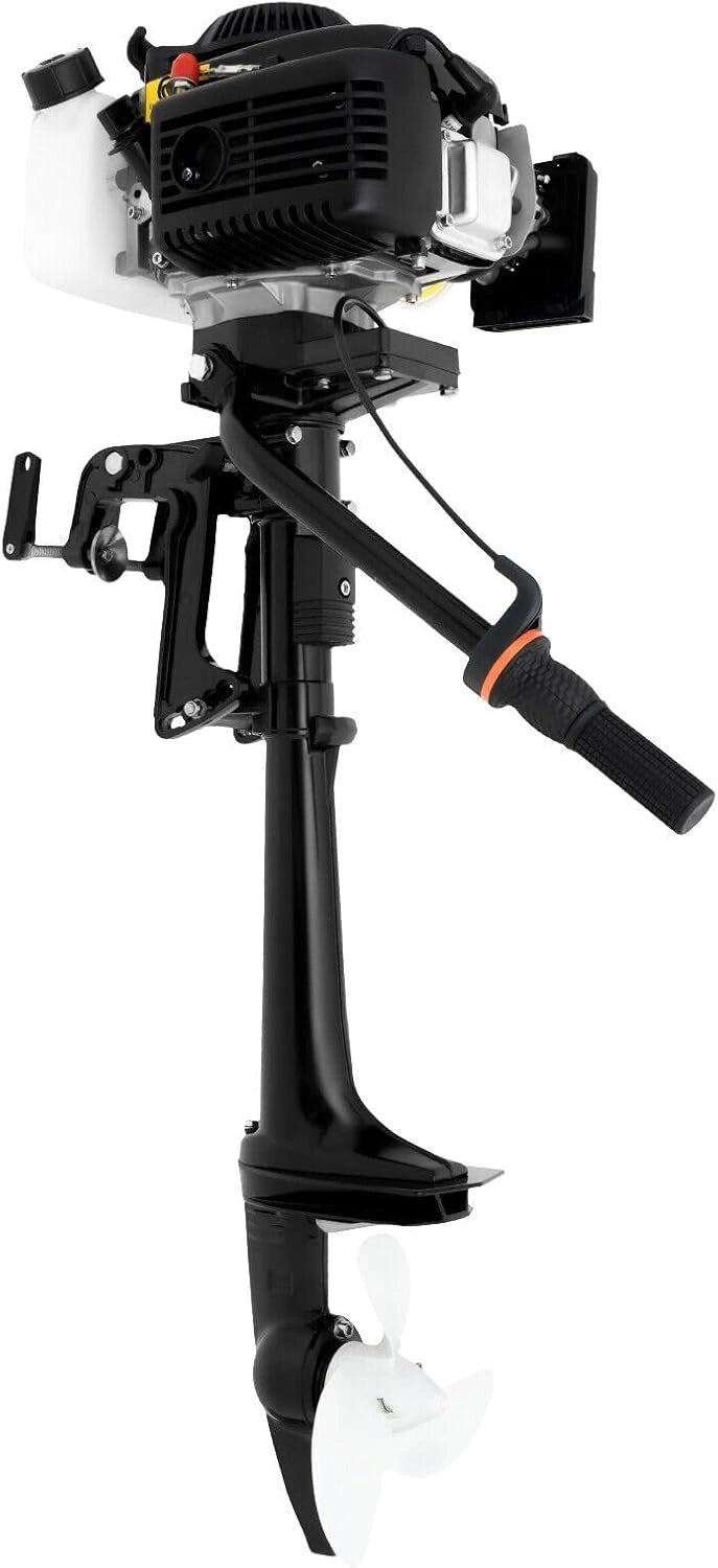Moteur hors-bord 4 CV 4 temps essence pour bateaux gonflables et de p¨ºche, refroidissement par air