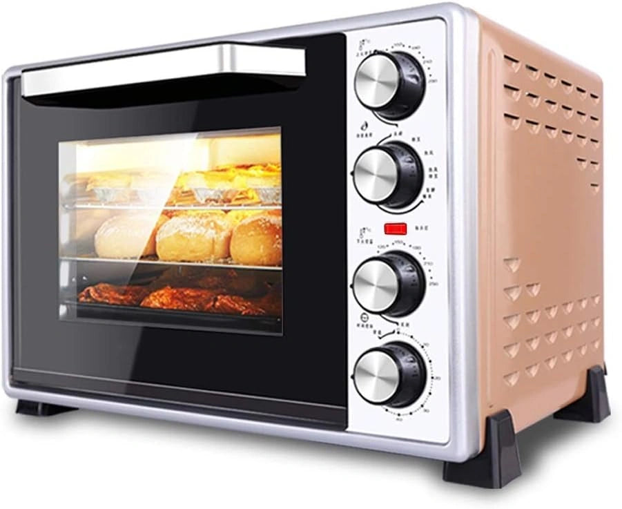 Four ¨¦lectrique Multifonction 40L ¨C Temp¨¦rature Pr¨¦cise 100-250¡ãC, Minuterie 60 min, 1500W, ¨¦clairage Int¨¦gr¨¦