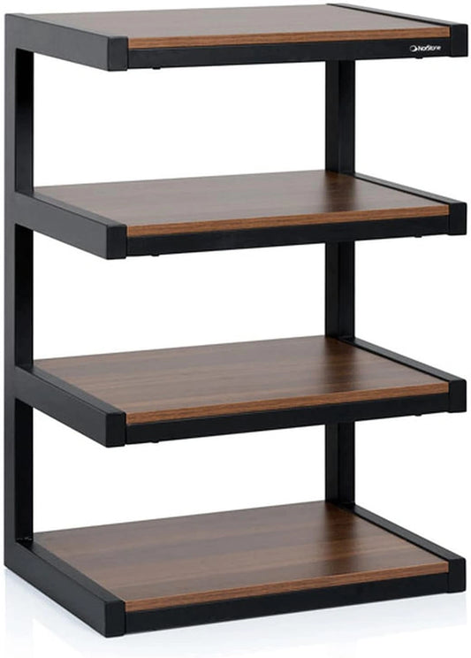 Meuble Hi-Fi Norstone Esse Noir et Noyer - ¨¦l¨¦gance et Fonctionnalit¨¦