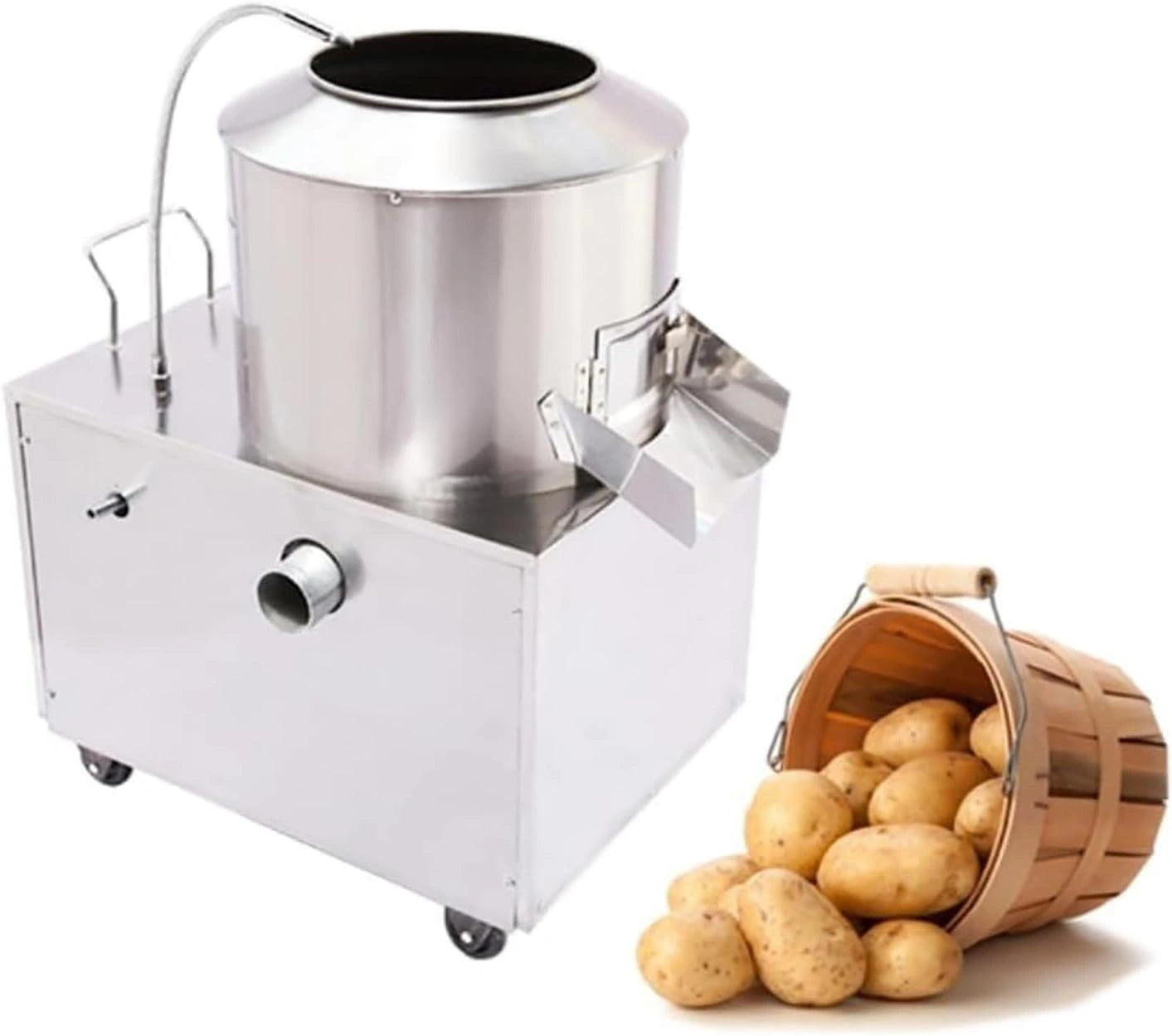 ¨¦plucheuse Professionnelle COYEUX 1500W, Capacit¨¦ 200 kg/h, Id¨¦ale pour Pommes de Terre, Taro et Patates Douces