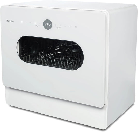 Lave-vaisselle Compact MEDION DWT51, 5 Couverts, Panneau Tactile, 7 Programmes
