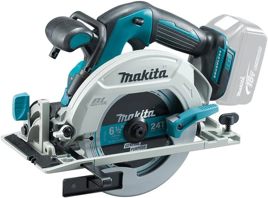 Scie circulaire sans fil 18V Li-Ion 165mm avec coffre Makpac - MAKITA DHS680ZJ