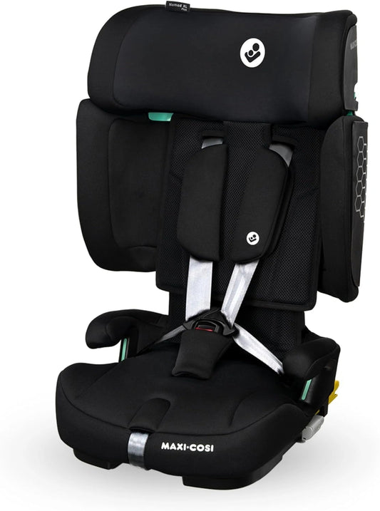 Maxi-Cosi Nomad XL Plus, Si¨¨ge auto ¨¦volutif pliable pour enfants de 15 mois ¨¤ 12 ans, 76-150 cm, Portable avec protection lat¨¦rale G-CELL, Comprend sac de transport, Couleur Authentic Black