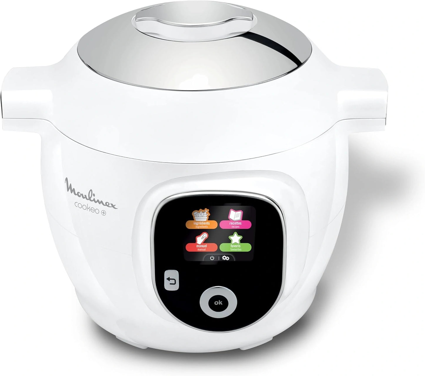 Moulinex Cookeo Multicuiseur 6L Int¨¦gr¨¦, 80 Recettes, ¨¦cran Intuitif, 1600W, Blanc