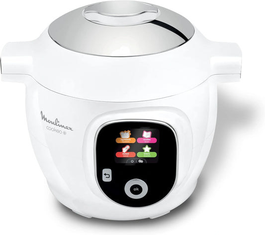 Moulinex Cookeo Multicuiseur 6L Int¨¦gr¨¦, 80 Recettes, ¨¦cran Intuitif, 1600W, Blanc
