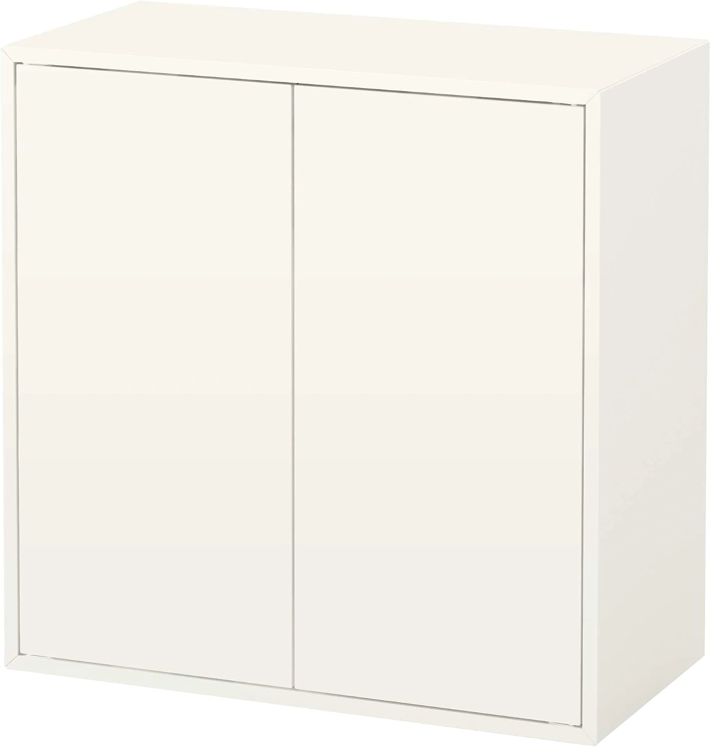 Armoire de Rangement IKEA EKET avec Portes et ¨¦tag¨¨re, Blanc, 70 x 35 x 70 cm