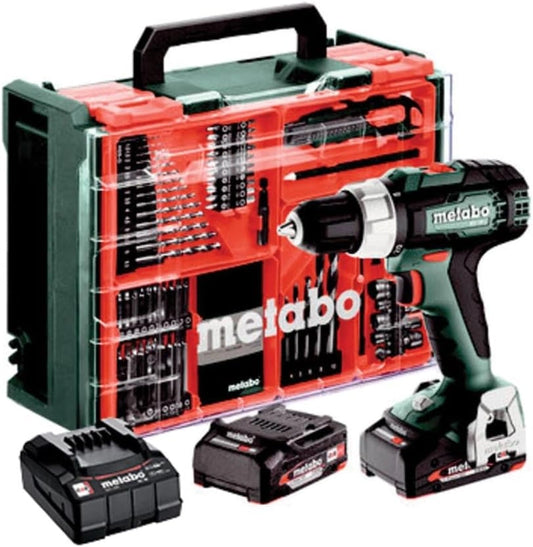 Perceuse-visseuse Metabo 18V sans fil avec batteries et coffret
