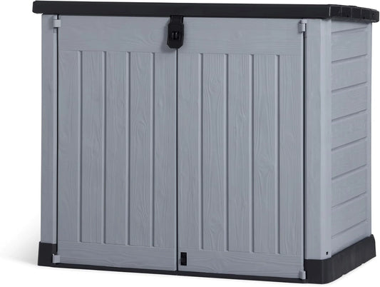 KETER Coffre Rangement Ext¨¦rieur 1200L Gris pour Poubelles