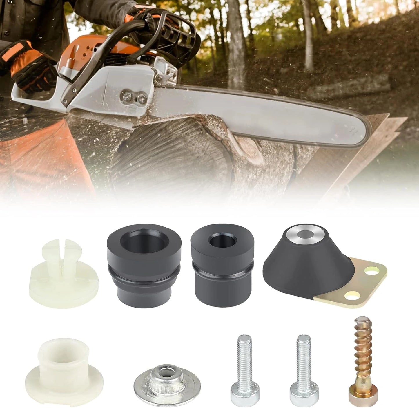 Kit de 9 Amortisseurs de Vibrations Compatibles Stihl 026 024 MS240 MS260