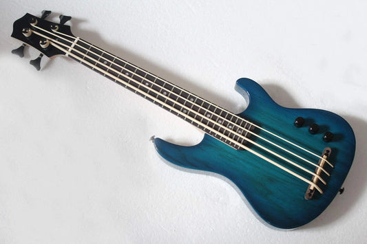 Ukul¨¦l¨¦ Basse 4 Cordes Bleu pour D¨¦butants