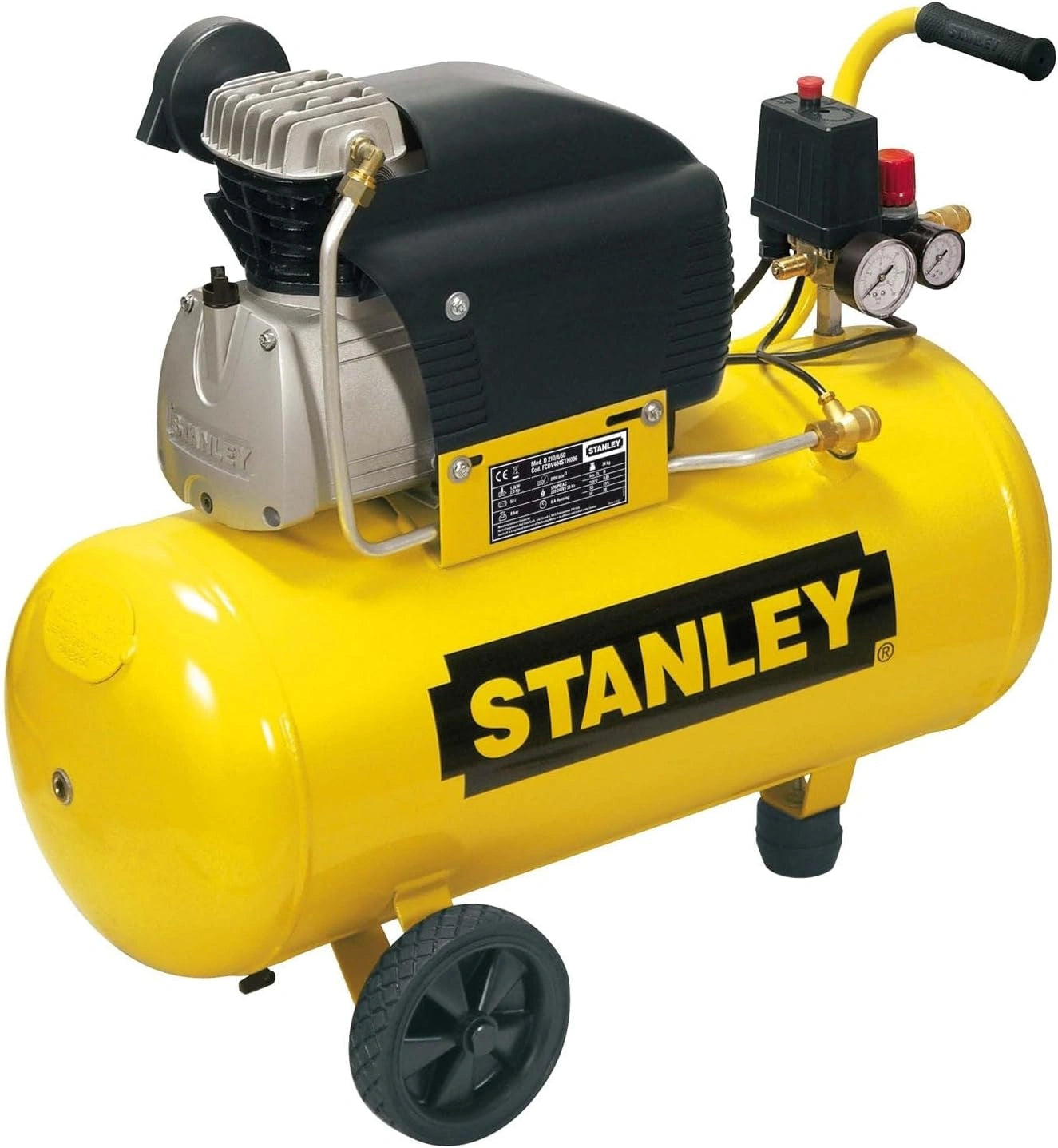 Compresseur Coaxial Lubrifi¨¦ Stanley 2 CV, 50L, 8 Bar