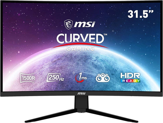 ¨¦cran de Jeu Incurv¨¦ MSI 31,5" FHD 250Hz - Technologie FreeSync Premium