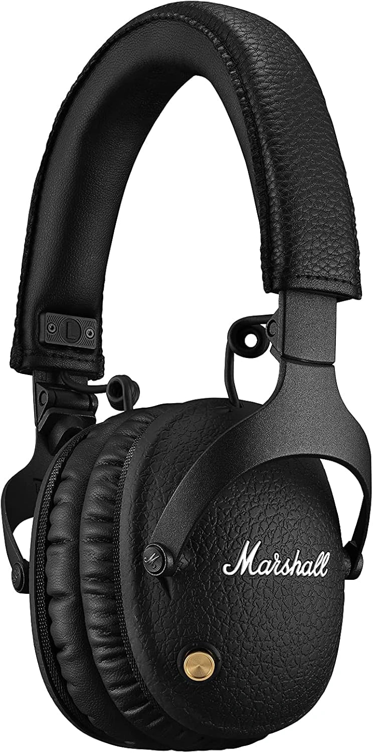 Marshall Monitor II Casque Sans Fil ¨¤ R¨¦duction de Bruit Active, Over-Ear, 30h ¨C Noir