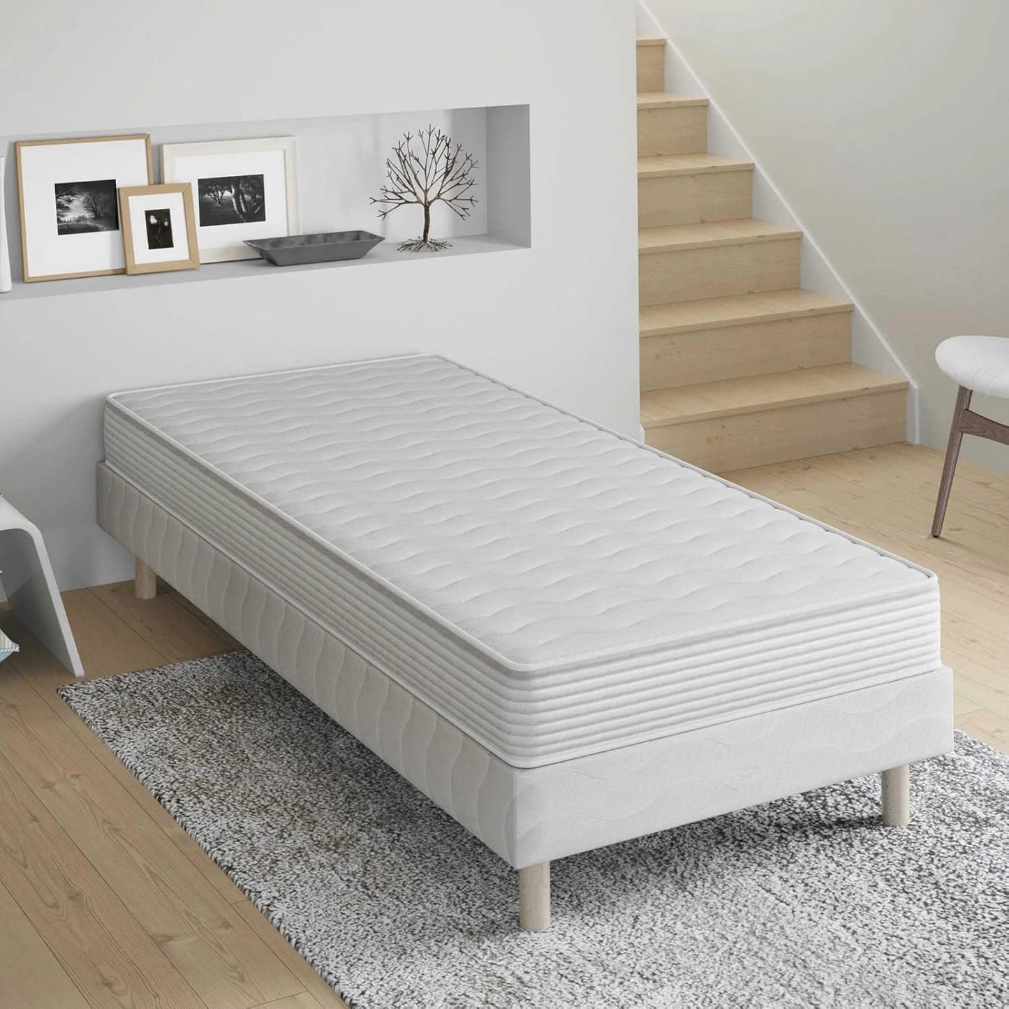 Lit Simple Dodo H15 - Sommier et Matelas 15 cm 90x190