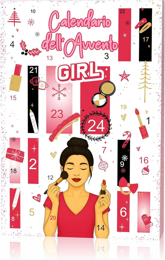 Calendrier de l'Avent Beaut¨¦ 2025 avec 24 Produits de Maquillage et Soins