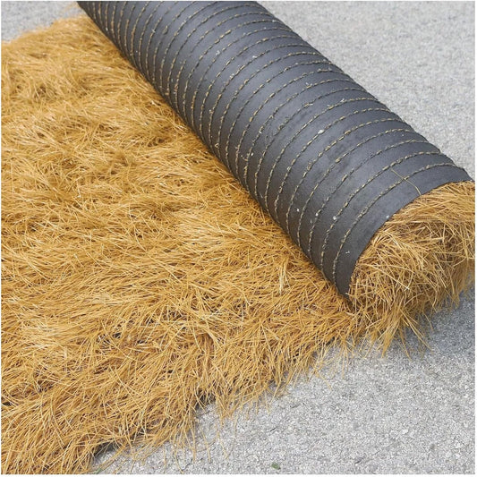 Toiture Chaume Synth¨¦tique Ignifug¨¦e Mexicaine pour Terrasse et Jardin - 1*10m, Jaune